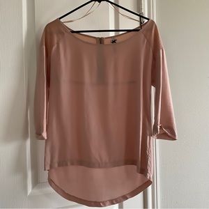STRADIVARIUS feminine dusty rose blouse